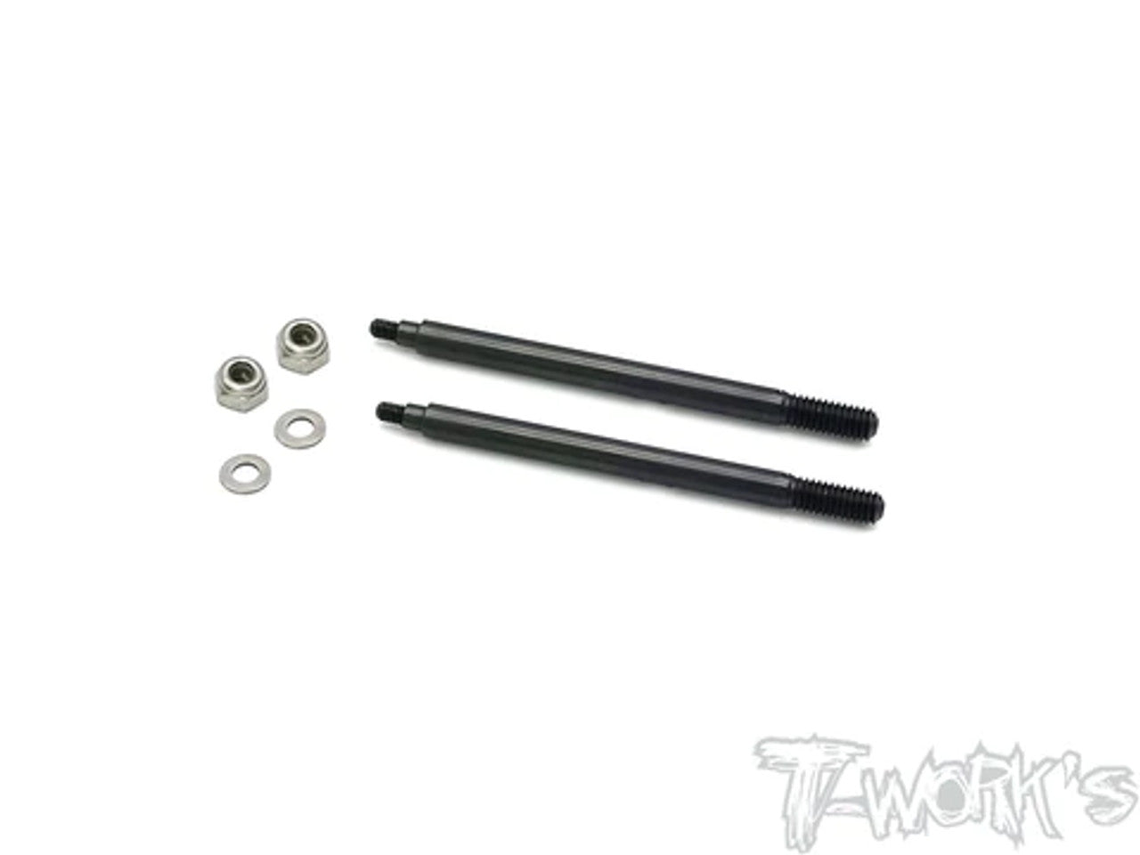 DLC coated Front Shock Shaft 57.9mm. ( For AGAMA A319 )