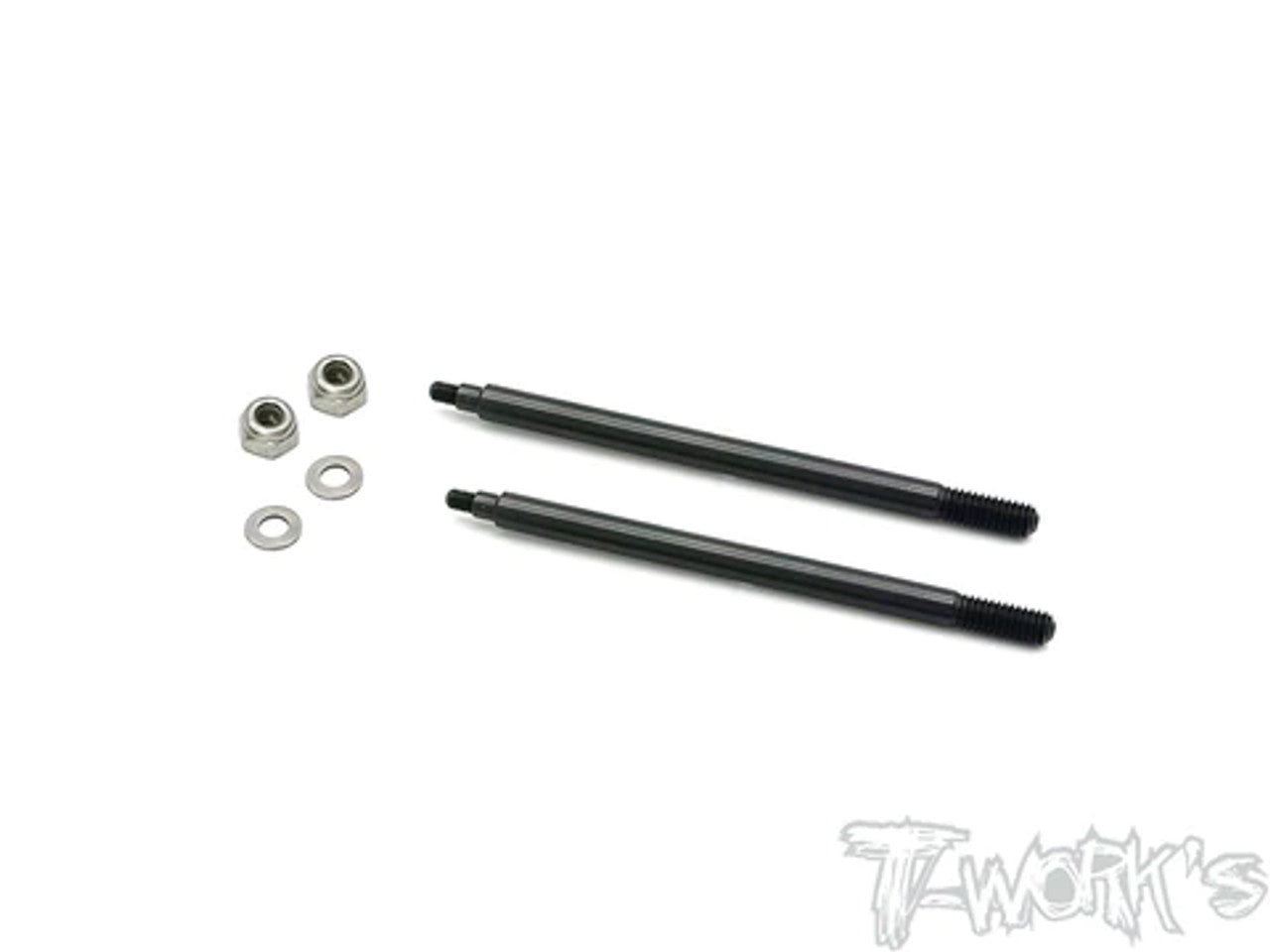 DLC coated Rear Shock Shaft 65.9mm. ( For AGAMA A319 )