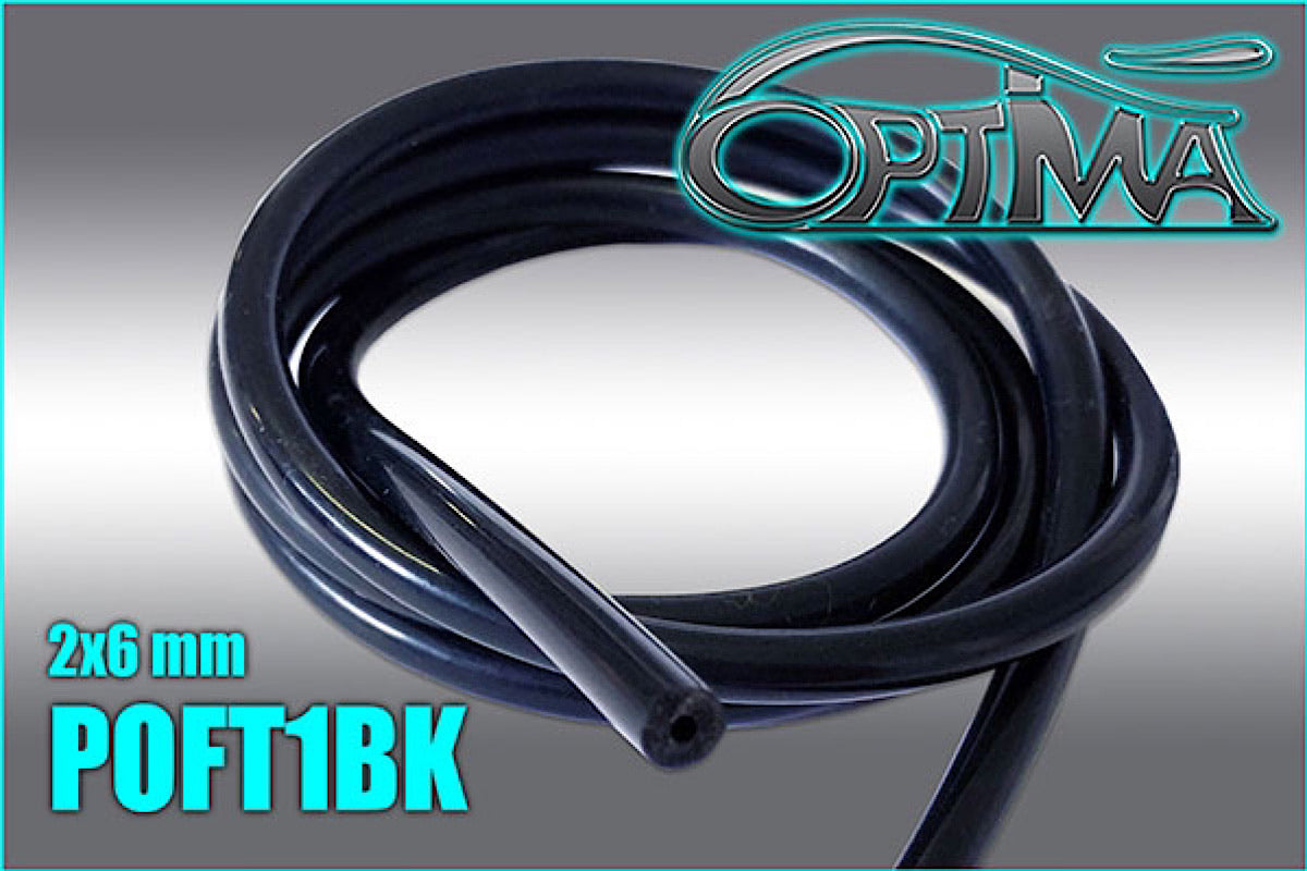 6MIK Optima Black Fuel Line 1M